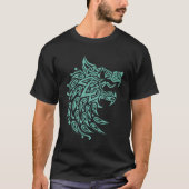 Assassin-Creed Valhalla Geometric Wolf T-Shirt (Vorderseite)