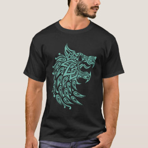 Assassin-Creed Valhalla Geometric Wolf T-Shirt