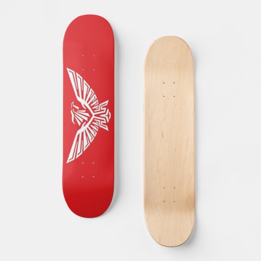 Assassin-Creme Inspirierter Adler Skateboard (Vorderseite)