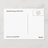 Assassin-Fehler ~ Postkarte (Rückseite)
