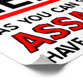 Assassins Versagt Funny Poster (Ecke)