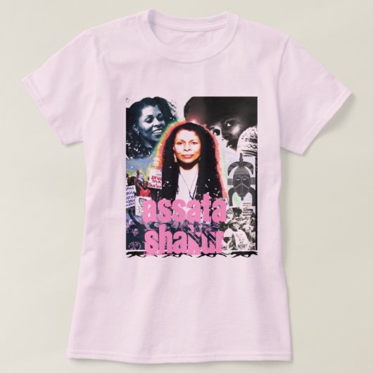 Assata Shakur "sie, die kämpft " T-Shirt (Design vorne)