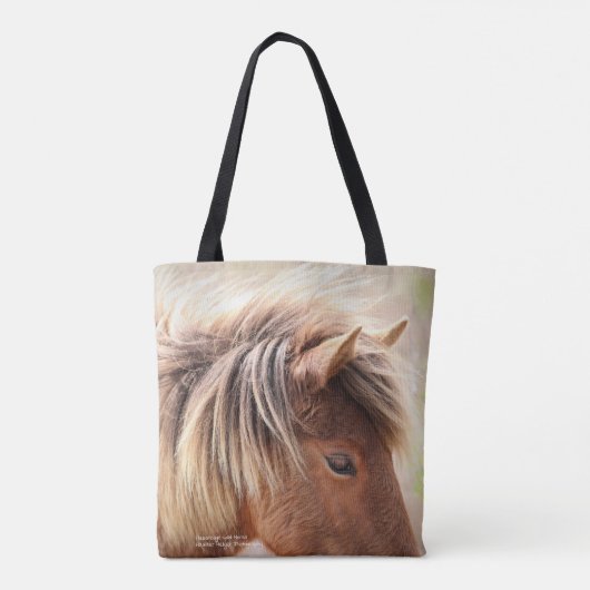 Assateage Wild Horse Tasche (Rückseite)