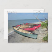 Assateague Canoes Postkarte (Vorne/Hinten)