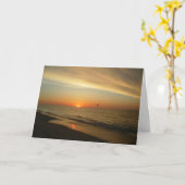 Assateague Dawn Karte (Gelbe Blume)