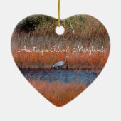 Assateague Heron Ornament (Hinten)