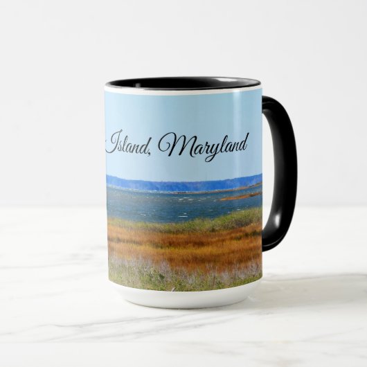 Assateague Insel-Kaffee-Tasse Tasse (VorderseiteRechts)