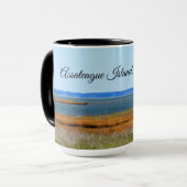 Assateague Insel-Kaffee-Tasse Tasse (Vorderseite Links)