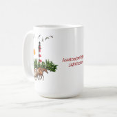 Assateague Insel-Leuchtturm-Tasse Kaffeetasse (Vorderseite Links)