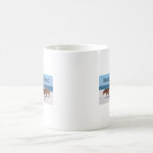 Assateague Insel (Ponys auf Strandlogo) Kaffeetasse (Mittel)