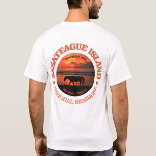 Assateague Insel-Staatsangehörig-Küste T-Shirt
