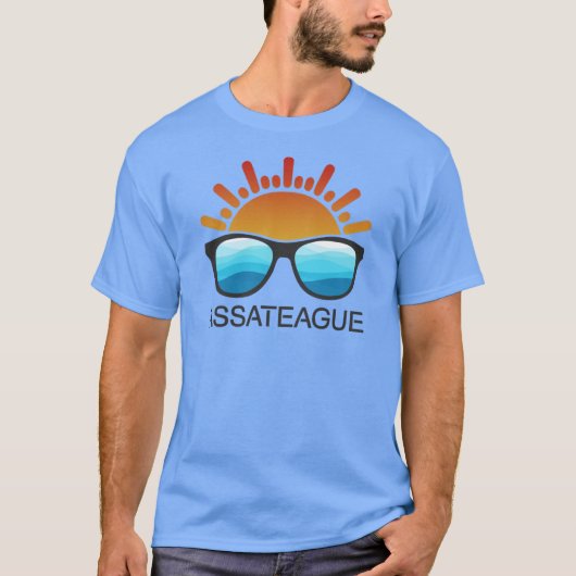Assateague Island Maryland Virginia Sonnenbrille T-Shirt (Vorderseite)