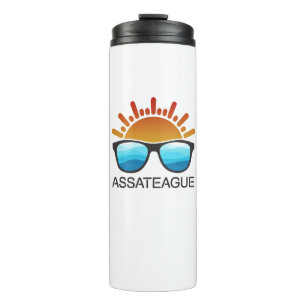 Assateague Island Maryland Virginia Sonnenbrille Thermosbecher