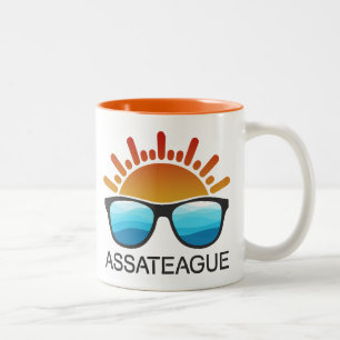 Assateague Island Maryland Virginia Sonnenbrille Zweifarbige Tasse