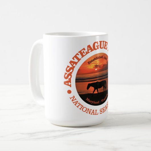 Assateague Island National Seashore Kaffeetasse (Vorderseite Links)
