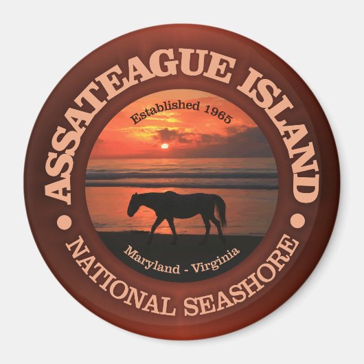 Assateague Island National Seashore Magnet (Vorne)
