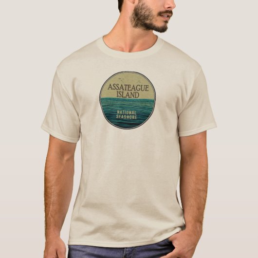 Assateague Island National Seashore Ocean Birds T-Shirt (Vorderseite)