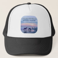 Assateague Island National Seashore Pferde Vintage