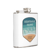 Assateague Island National Seashore Seagulas Flachmann (Rechts)