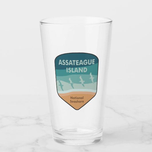 Assateague Island National Seashore Seagulas Glas (Vorderseite)