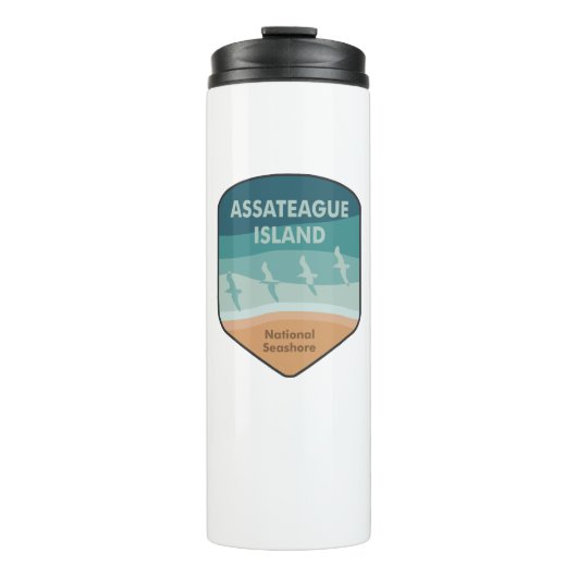 Assateague Island National Seashore Seagulas Thermosbecher (Vorderseite)