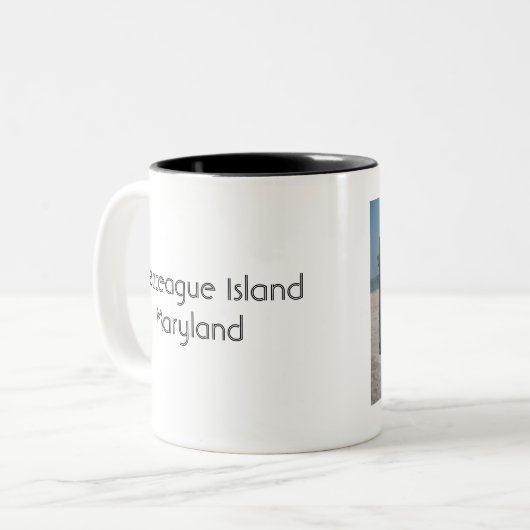 Assateague Island National Seashore Zweifarbige Tasse (Vorderseite Links)