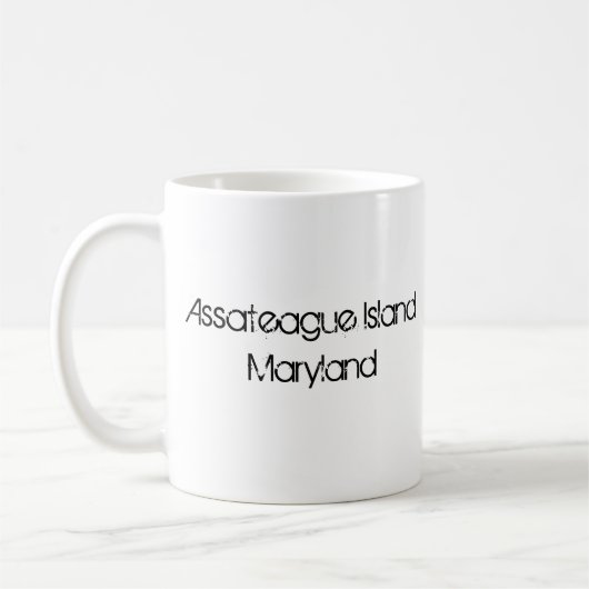 Assateague Island Pony Kaffeetasse (Links)