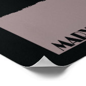 Assateague Island Travel Poster (Ecke)