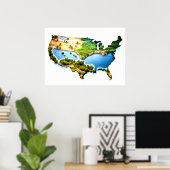 Assateague Island USA Poster (Heimbüro)