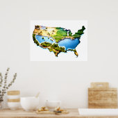 Assateague Island USA Poster (Küche)