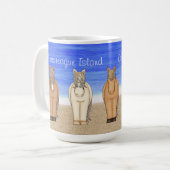 Assateague Island VA Chincoteague Ponies Horse Tas Kaffeetasse (Vorderseite Links)