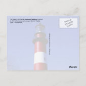 Assateague Lighthouse, Virginia Postkarte (Rückseite)