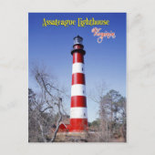 Assateague Lighthouse, Virginia Postkarte (Vorderseite)