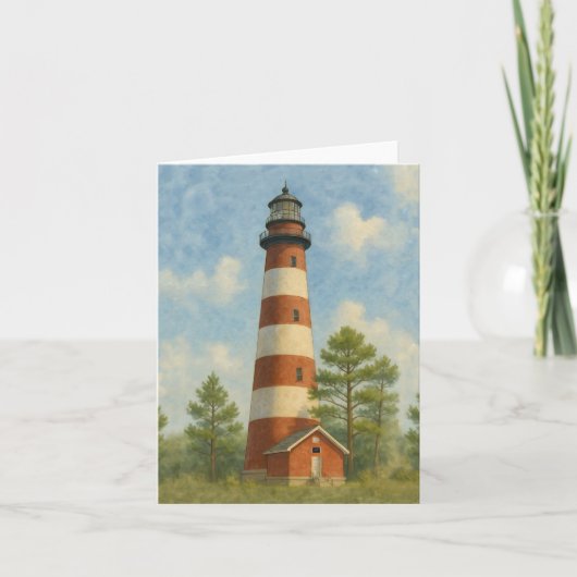 Assateague Lighthouse Watercolor (Vorderseite)