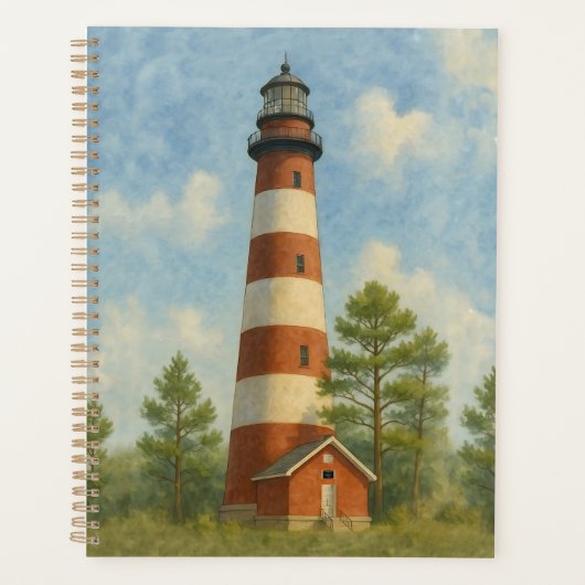 Assateague Lighthouse Watercolor Planer (Vorderseite)