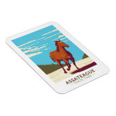 Assateague Staat Park Maryland Abzeichen Magnet (Rechte Seite)