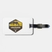 Assateague Staat Park Maryland Gepäckanhänger (Rückseite horizontal)