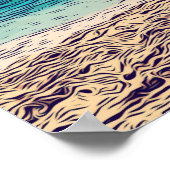 Assateague Wild Horse Beach Poster (Ecke)