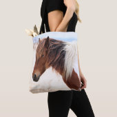 Assateague Wild Horse Tasche (Von Nahem)