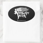 Assault Life - Aufkleber der US-Flagge (Tasche)