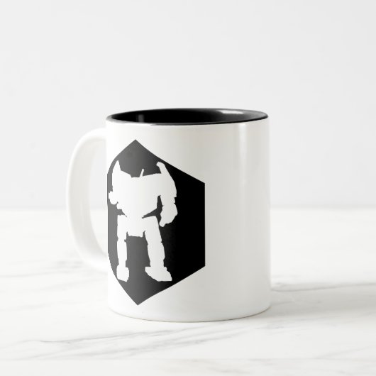 Assault Mech-Tasse Zweifarbige Tasse (Vorderseite Links)