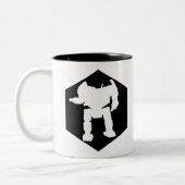 Assault Mech-Tasse Zweifarbige Tasse (Links)