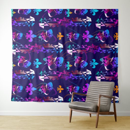 Assault on the Medieval Castle 3 Wandteppich (Beispiel (Horizontal))