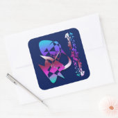 Assault on the Medieval Castle Quadratischer Aufkleber (Umschlag)