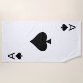Assblatt Strandtuch (Vorderseite)