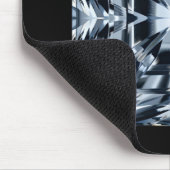 Asscher-Cut Diamond Macro - Spiegelhalle Mousepad (Ecke)