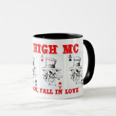 Asse hohe Lux-Tasse (Schwarzes) Tasse (VorderseiteRechts)