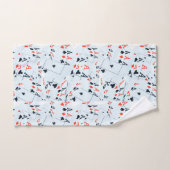 Asse in einem ebenen Muster, Badhandtuch Set (Handtuch)