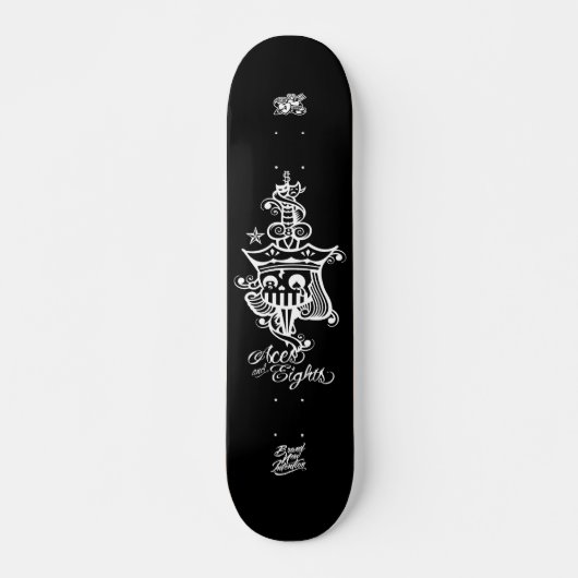Asse u. Eights (die toten Hand des Mannes) Skateboard (Vorne)