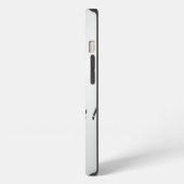 Asse über dem Rest Silber iPhone Hülle (Linke Seite)
